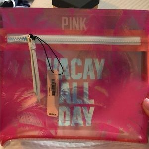 Victoria’s Secret PINK clear makeup bag